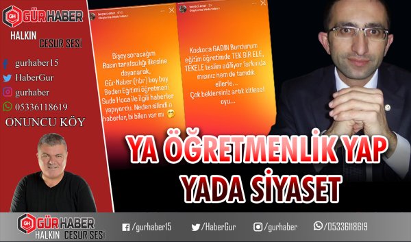 KAMUOYUNU AYDINLATMAK, BİR SORUMLULUKTUR